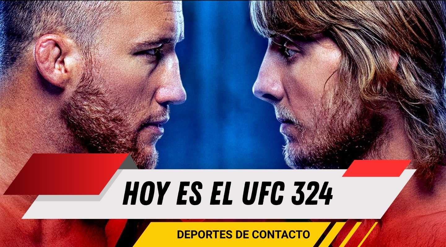 UFC 324: horario y dónde ver en México Gaethje vs Pimblett
